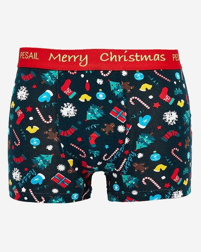 Royalfashion Men's Boxer Shorts with Christmas pattern