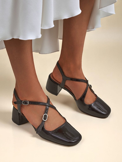 Royalfashion Sieviešu kurpītes ar zemu papēdi un dekoratīvām siksniņām Lollita