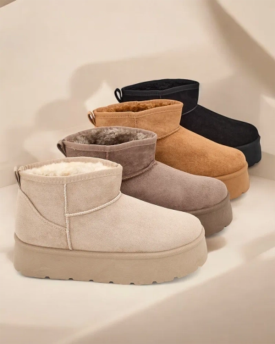 Royalfashion Short women's snow boots like Hawanni