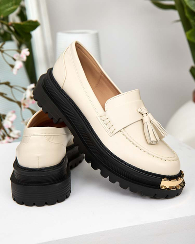 Royalfashion Women's moccasins with tassels Fresosne