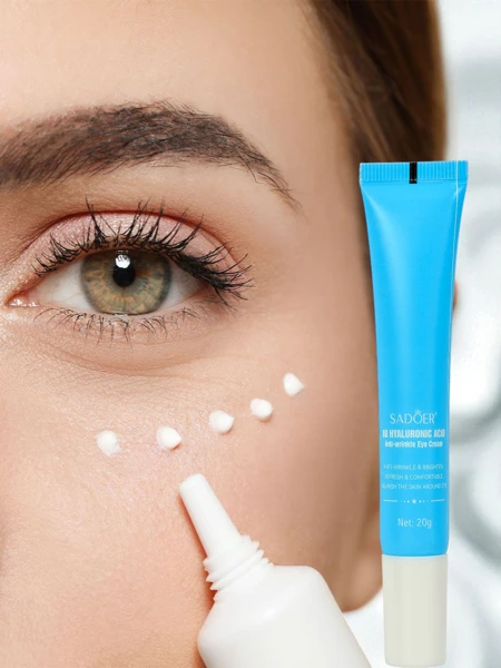 SADOER eye cream with hyaluronic acid- firms, intensely moisturizes, reduces dark circles