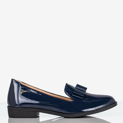 Dark blue women's loafers Holli - Footwear 1