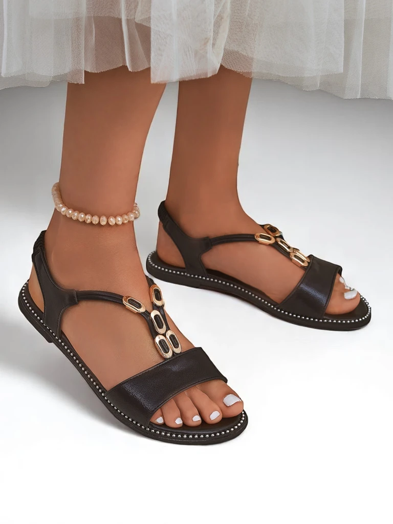 Royalfashion Women's Sandals with Decorative Straps Siena Glow