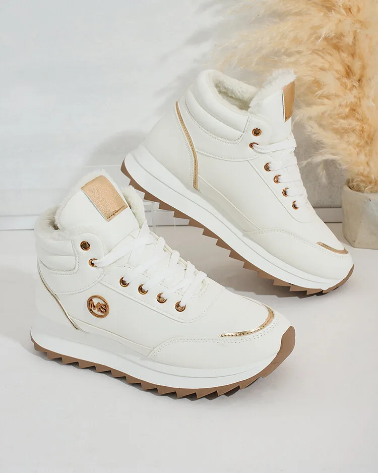 Royalfashion Утепленные женские кроссовки с мехом Casill