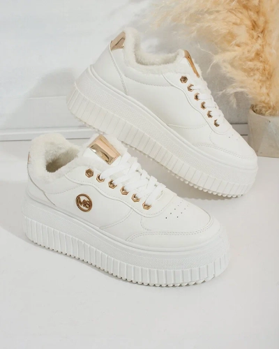 Royalfashion Siltas sieviešu kedas ar kažokādu Sofi