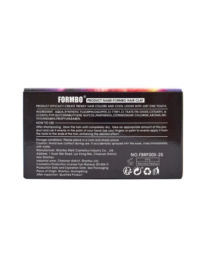 Formbo Persephone Color Perple Clay – purpura argilo por hararanĝo
