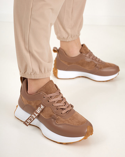 OUTLET Brown women's sports shoes Arika - Footwear