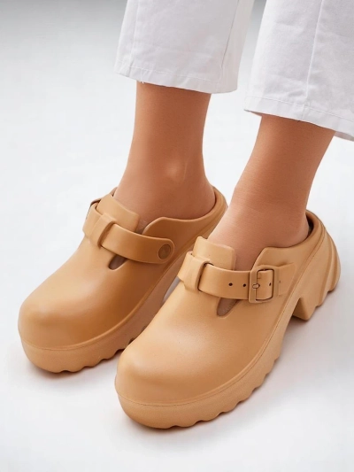 Royalfashion Women's rubber heeled sandals Voxones