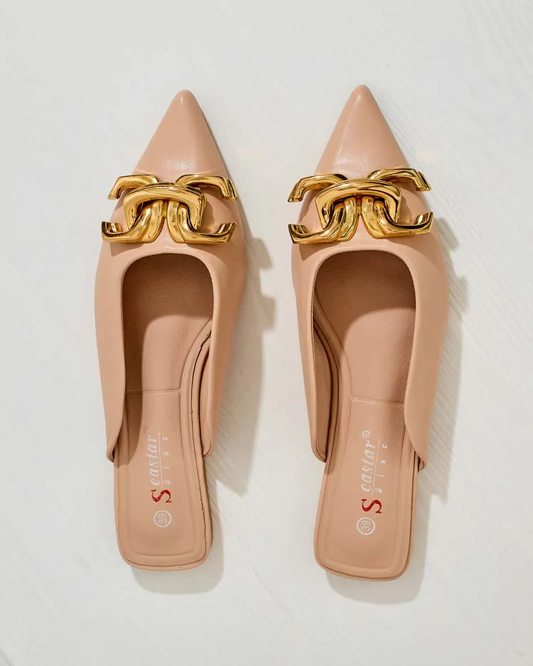 Royalfashion Women's eco leather flip-flops Carmano