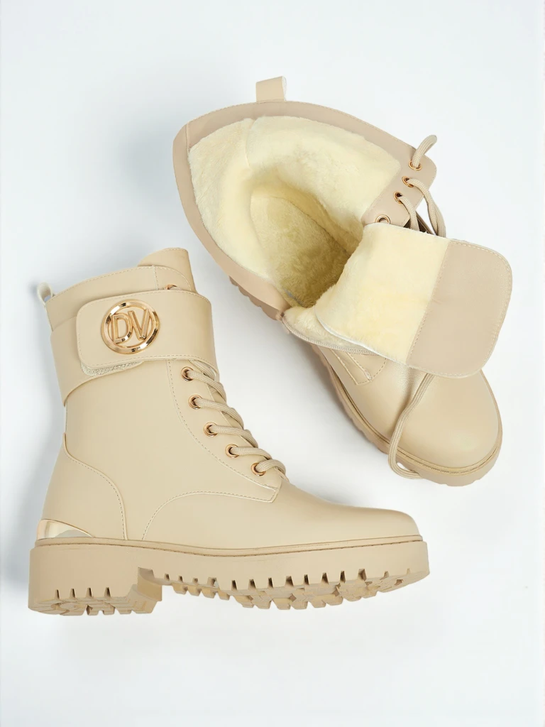 Women's Worker Boots with Embellishments Lorice