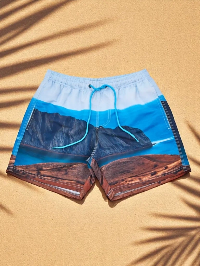 Royalfashion Мужские спортивные шорты с защитной сеткой