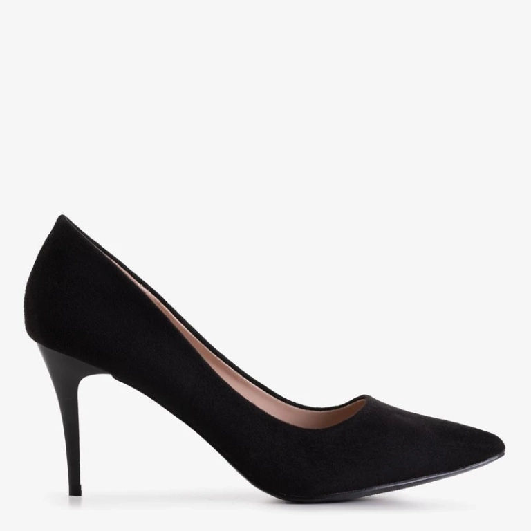 OUTLET Black women's pumps on a Kisita heel - Footwear