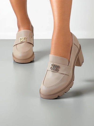 Royalfashion Women's heeled moccasins Blascos