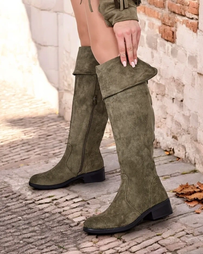 Royalfashion Women's Elayna eco suede boots