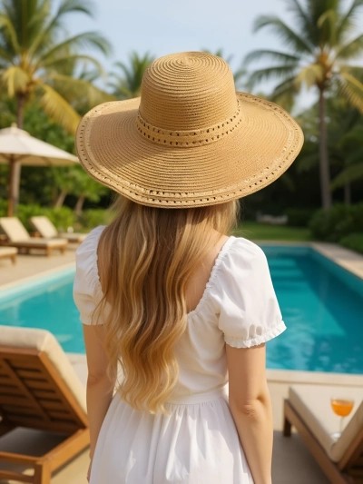 Royalfashion Women's Straw Hat Falina