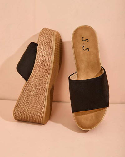 Royalfashion Женские шлепанцы на платформе и якоре Albavia