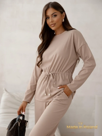 Royalfashion Cotton Women's set a'la sweater ribbed