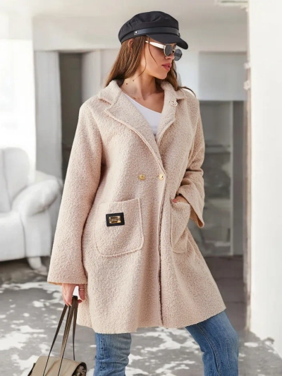 Royalfashion Women's coat a'la sheepskin