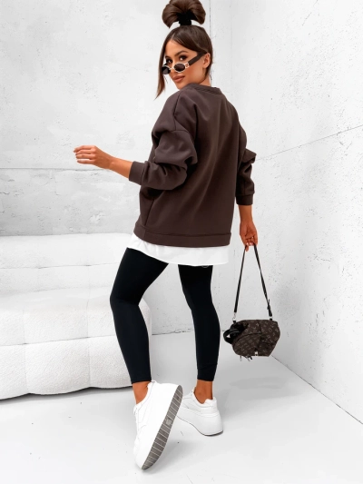 Royalfashion Cotton women's sweatshirt with detachable bottom