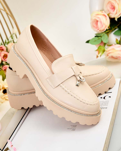 Royalfashion Женские мокасины с цирконами Ali