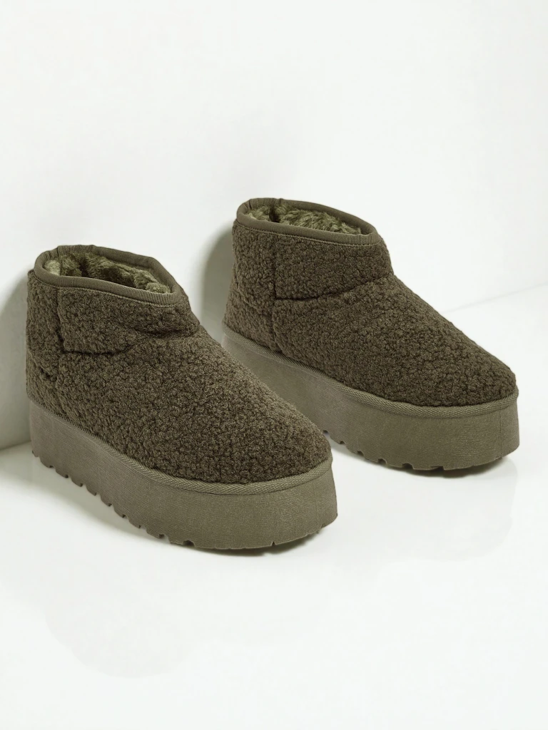 Krótkie butki a'la śniegowce damskie Marellin