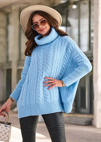 Royalfashion Women's Turtleneck Sweater