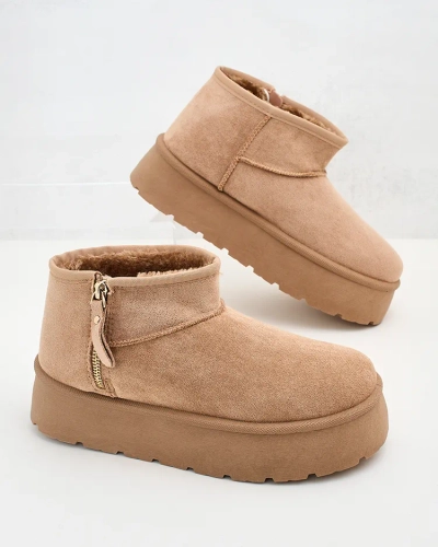 Royalfashion Women's platform snow boots a'la Delgadi