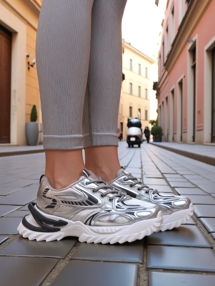 Royalfashion Sieviešu lakotās kedas Leysi