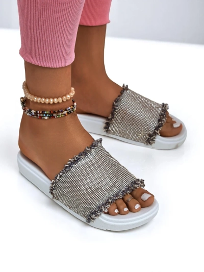 Royalfashion Women's SparkleWalk Flat Flip-Flops