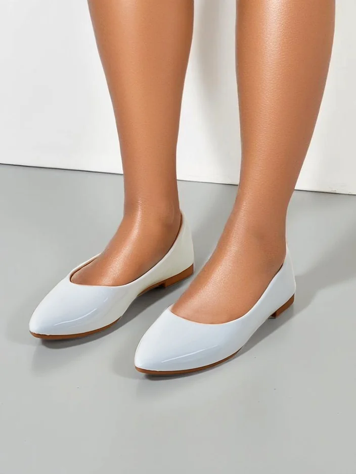 Royalfashion Sieviešu patentētas baleta kurpes Aramiese