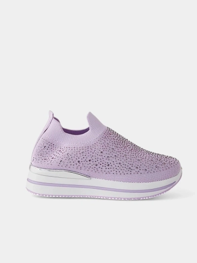 Спортивные slip-on женские кроссовки с блестками Adeq