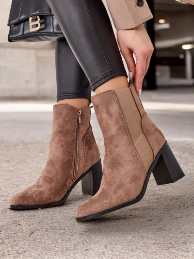 Royalfashion Women's ankle boots on a heel Enotto