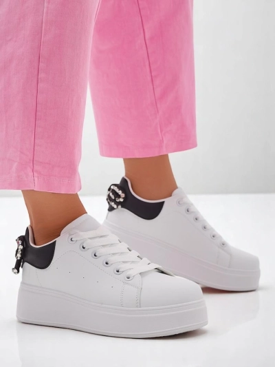 Royalfashion Sieviešu sportiskie platformas sporta apavi ar lentīti