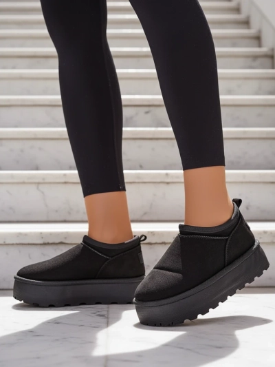 Royalfashion Sieviešu īsie zābaki a'la sniega zābaki Ozozi