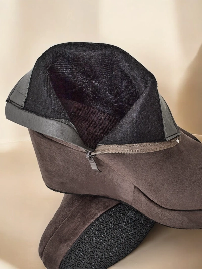 Royalfashion Women's wedge boots Sieffa