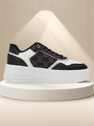 Royalfashion Women's platform sports sneakers Zezis
