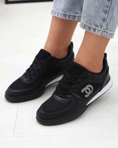 Black women's sports shoes Bofiale- Footwear