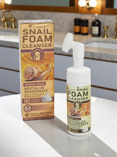 Aurelia Golden Snail Pianka Očyszčajušča z Muciną 150ml Luksuzowa