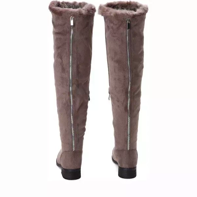 OUTLET Brown Willia flat boots - Shoes