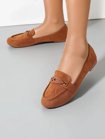 Royalfashion Sieviešu zamša ekoloģiskie mokasīni Zammei