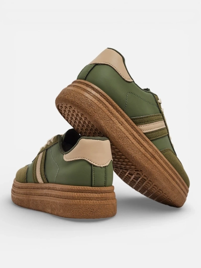 Flora Women's Sneakers Green Ecological Comfortable for Spring