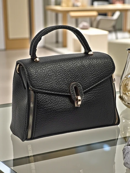 Liten Celoura dameveske i miljøvennlig skinn