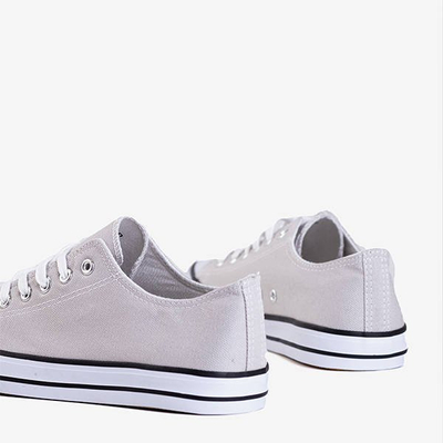 Light gray Ronot men's sneakers - Footwear