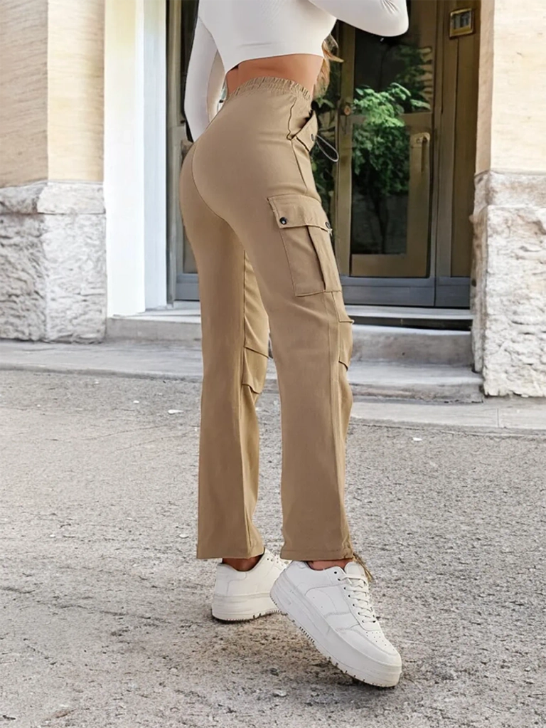 Royalfashion Женские тканевые боевые брюки