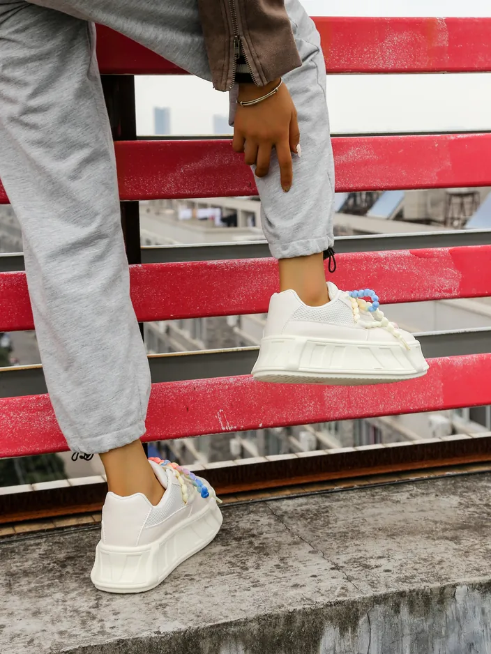 Royalfashion Women's Platform Sneakers Venusoe