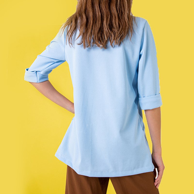 Blue women's unbuttoned bedspread - Clothing