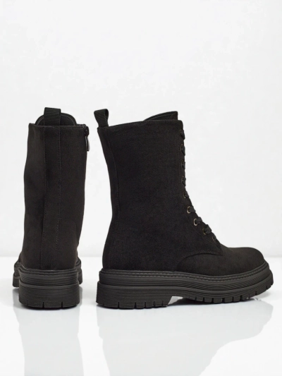 Women's Eco-Suede Worker Boots Molistea