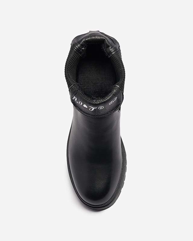 OUTLET Черные женские сапоги на заднике Foccillo- Footwear