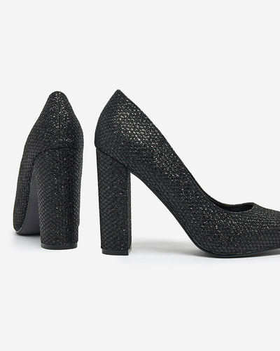 Royalfashion Sieviešu Suvirras Brocade Stiletto Post Top sūkņi