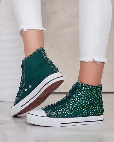 Royalfashion Women's sequined sneakers Shis